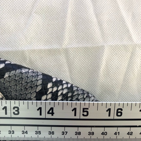 Blank NYC Black and White Snake Print Faux Leather Jacket - Picture 8 of 11